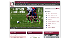 Desktop Screenshot of cpsoccer.ca